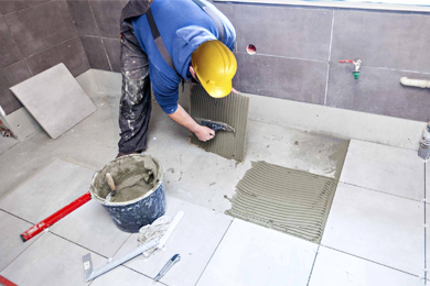TILING AND PAINTING