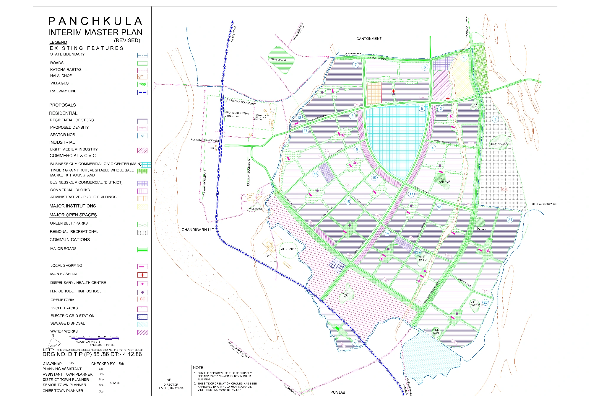 Panchkula_masterplan