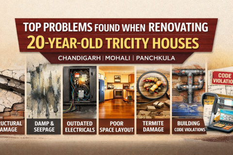 Top Problems in Renovating 20-Year-Old Houses in Tricity