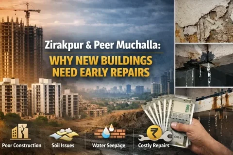 Zirakpur & Peer Muchalla: Why Many New Buildings Face Early Repairs