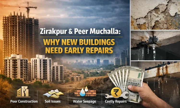 Zirakpur & Peer Muchalla: Why Many New Buildings Face Early Repairs