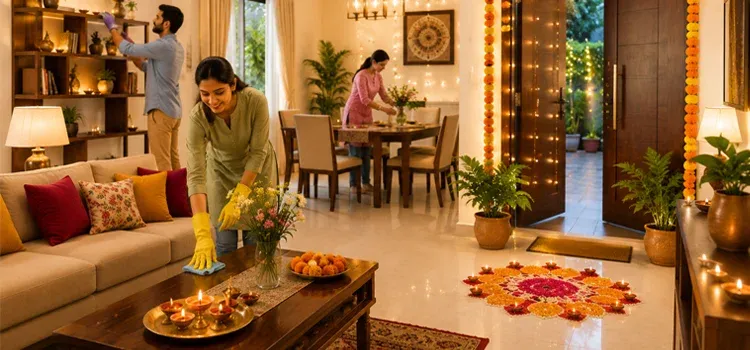 guest-ready home preparation before Raksha Bandhan