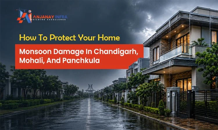 How to Protect Your Home from Monsoon Damage in Chandigarh, Mohali, and Panchkula